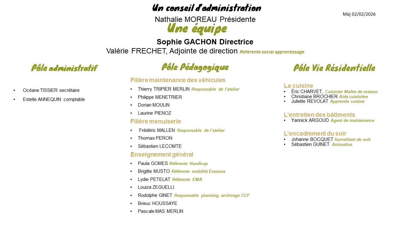 organigramme 26 27